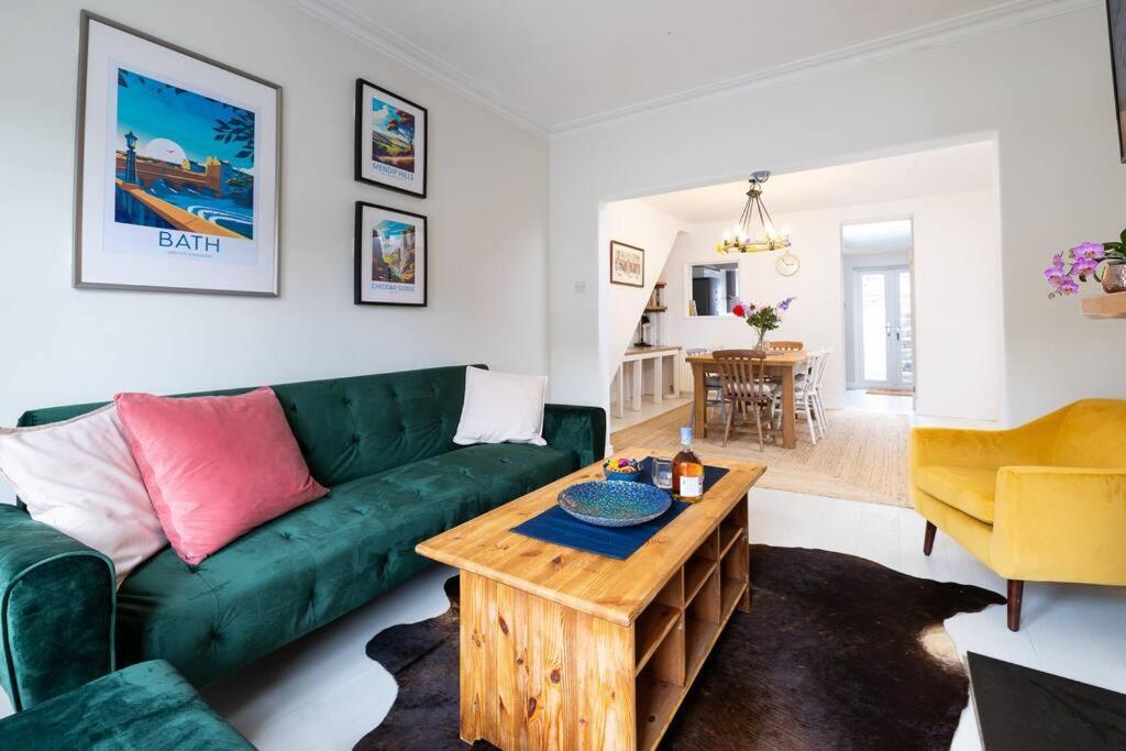 Pure B - Welcoming Bath City 3 Bed House Free Parking & Wifi ภายนอก รูปภาพ