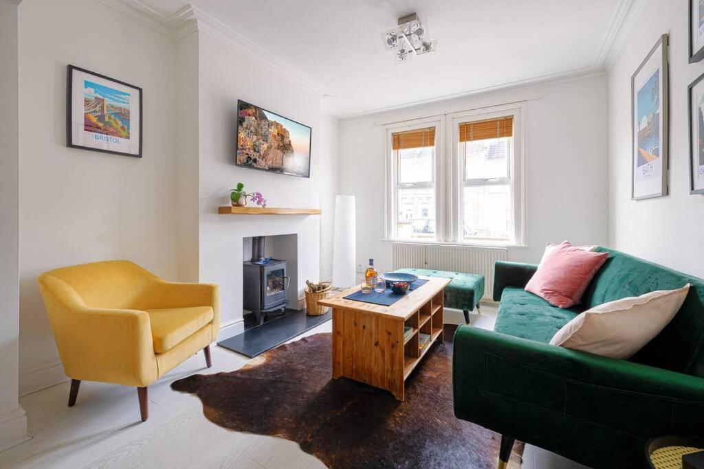 Pure B - Welcoming Bath City 3 Bed House Free Parking & Wifi ภายนอก รูปภาพ